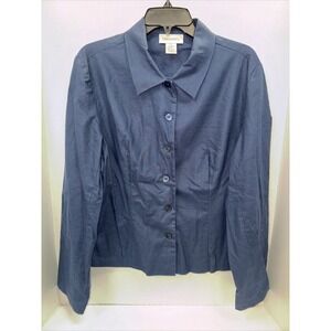 Chadwick's Pajama Set Women's Size 14T Navy Blue 2 Piece Long Sleeve And Pants